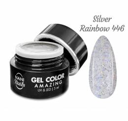 NANI UV gelis Amazing Line 5 ml - Silver Rainbow
