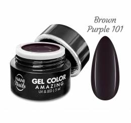 NANI UV gelis Amazing Line 5 ml - Brown Purple