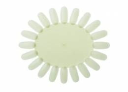 Lakų, gelių dekoravimo saule pavyzdys – pieno spalvos, 20 variantų