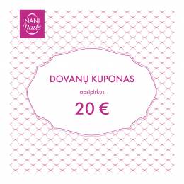 20 EUR vertės dovanų kuponas