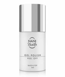 NANI Nulupamas gelinis lakas Peel Off Base/Top 5 ml