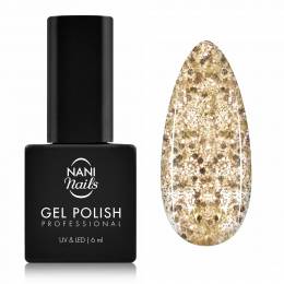 NANI gelinis lakas 6 ml - Glitter Gold Honors