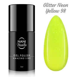 NANI verniz gel Amazing Line 5 ml - Glitter Neon Yellow
