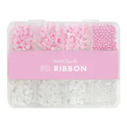 NANI laços 3D - brancas, cor-de-rosa, vermelhas