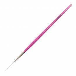 Pincel de nail art NANI, tamanho 1 – Glitter Pink
