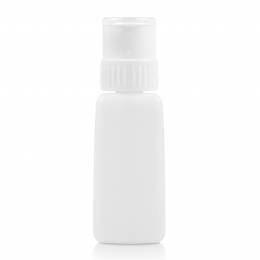 Dispensador de plástico NANI 200 ml com doseador – Branco