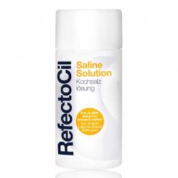 Saline Solution RefectoCil 150 ml – Solução para remover oleosidade das sobrancelhas e pestanas
