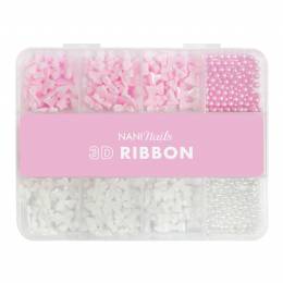 NANI laços 3D - brancas, cor-de-rosa, vermelhas