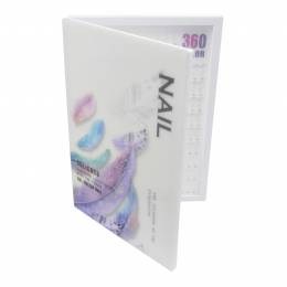 Livro expositor para vernizes e géis – 360 posições