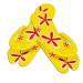 Papuci de casă pentru pedichiură, NANI - Flori galbene