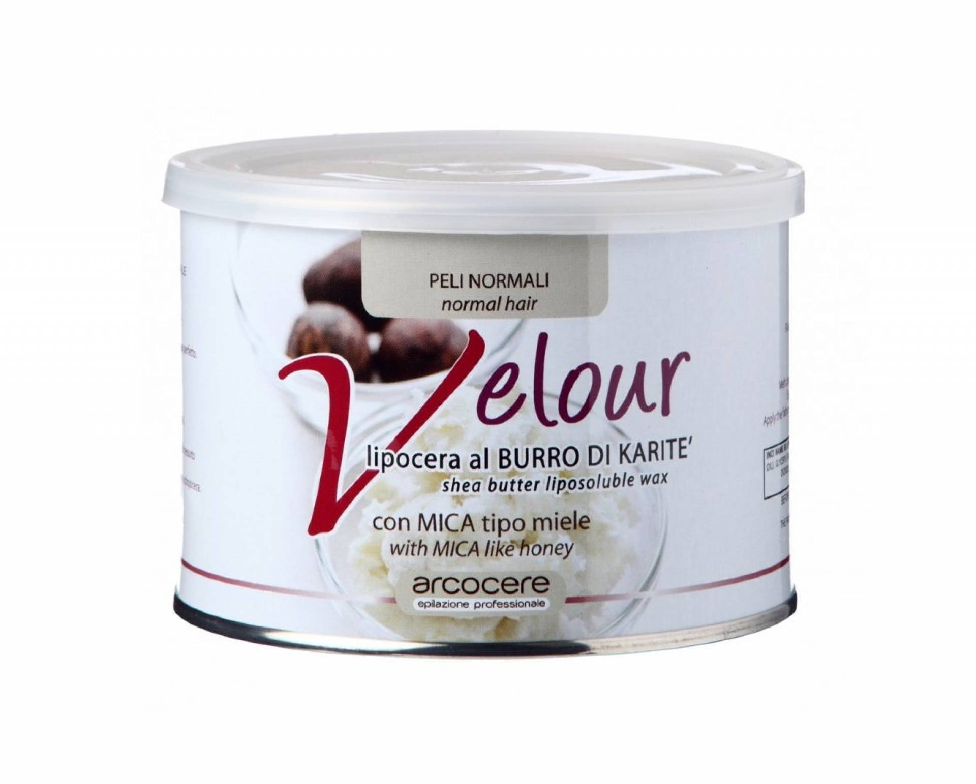 Ceară pentru epilare Arcocere în cutie de tablă 400 ml - Shea Butter