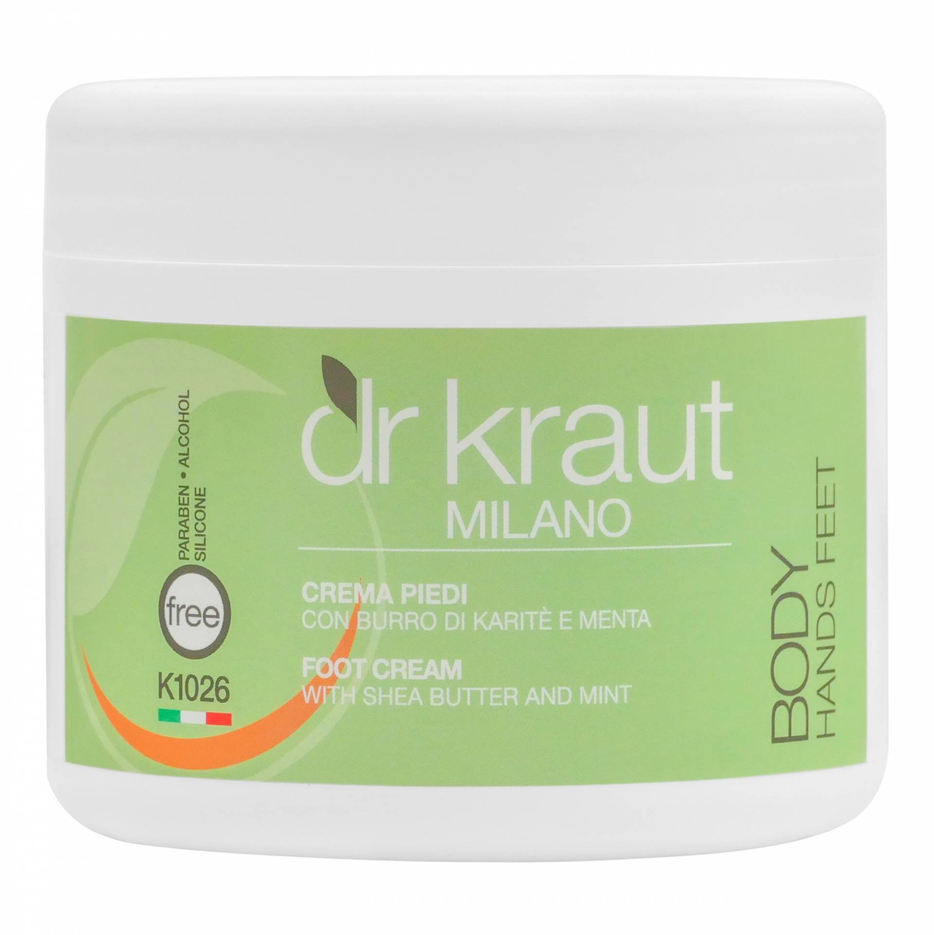 Cremă pentru picioare Dr. Kraut 500 ml - Cu mentă și unt de shea
