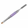 Pensulă NANI + spatulă pentru gelul Poly UV/LED - Mov