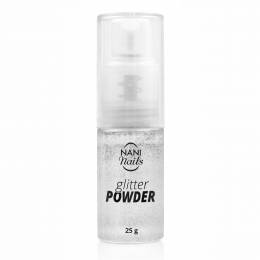 Pulbere glitter NANI în spray 25g - White Magic