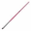 Pensulă NeoNail pentru gel, mărimea 4 - Roz, păr oblic