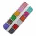 Decor NANI pentru unghii Glitter Effect - 12 buc, mix de culori
