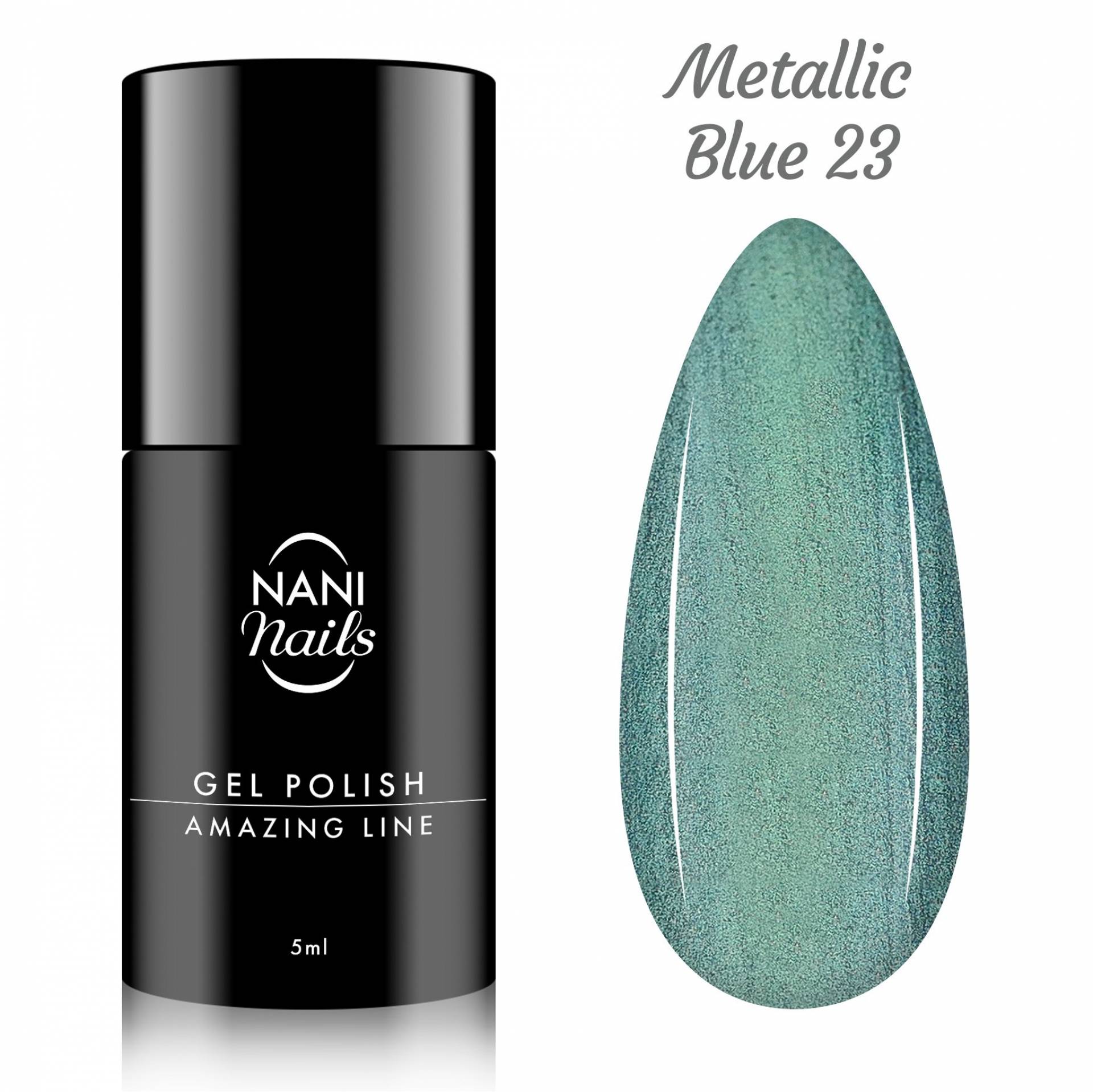 Oja semipermanenta NANI Amazing Line 5 ml - Metallic Blue