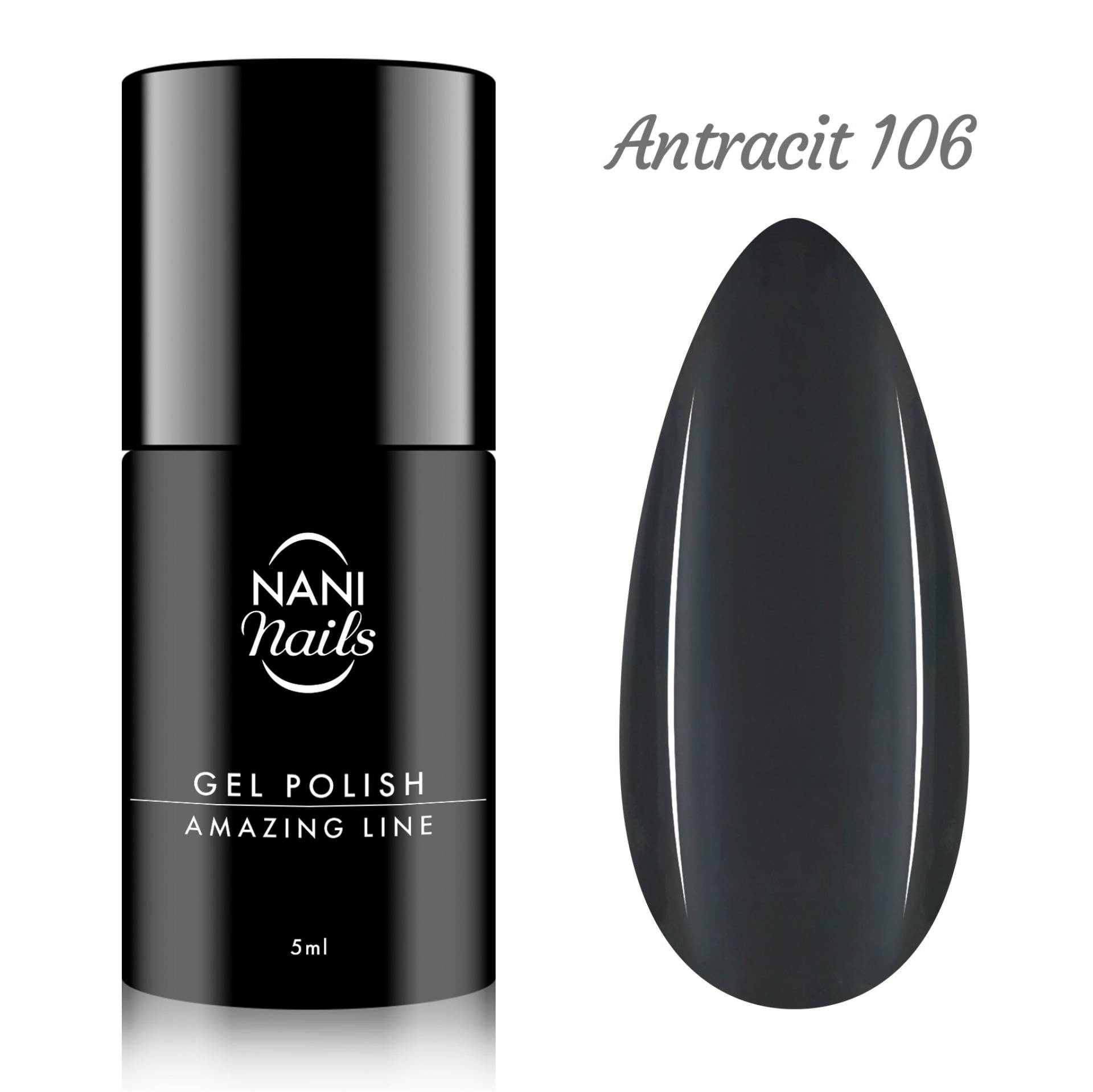 Oja semipermanenta NANI Amazing Line 5 ml - Antracit