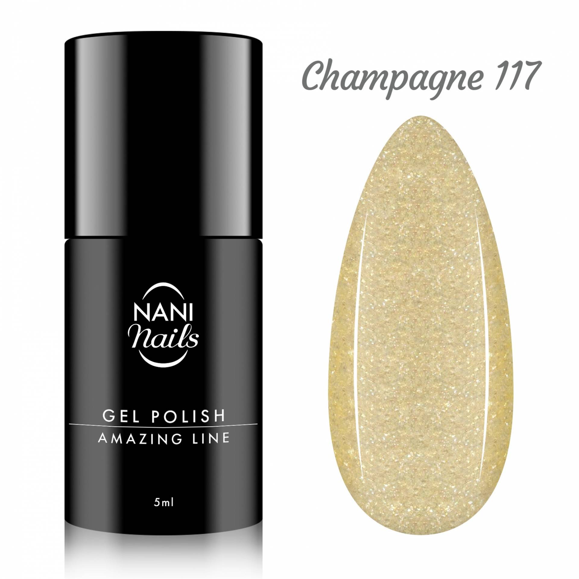 Oja semipermanenta NANI Amazing Line 5 ml - Champagne