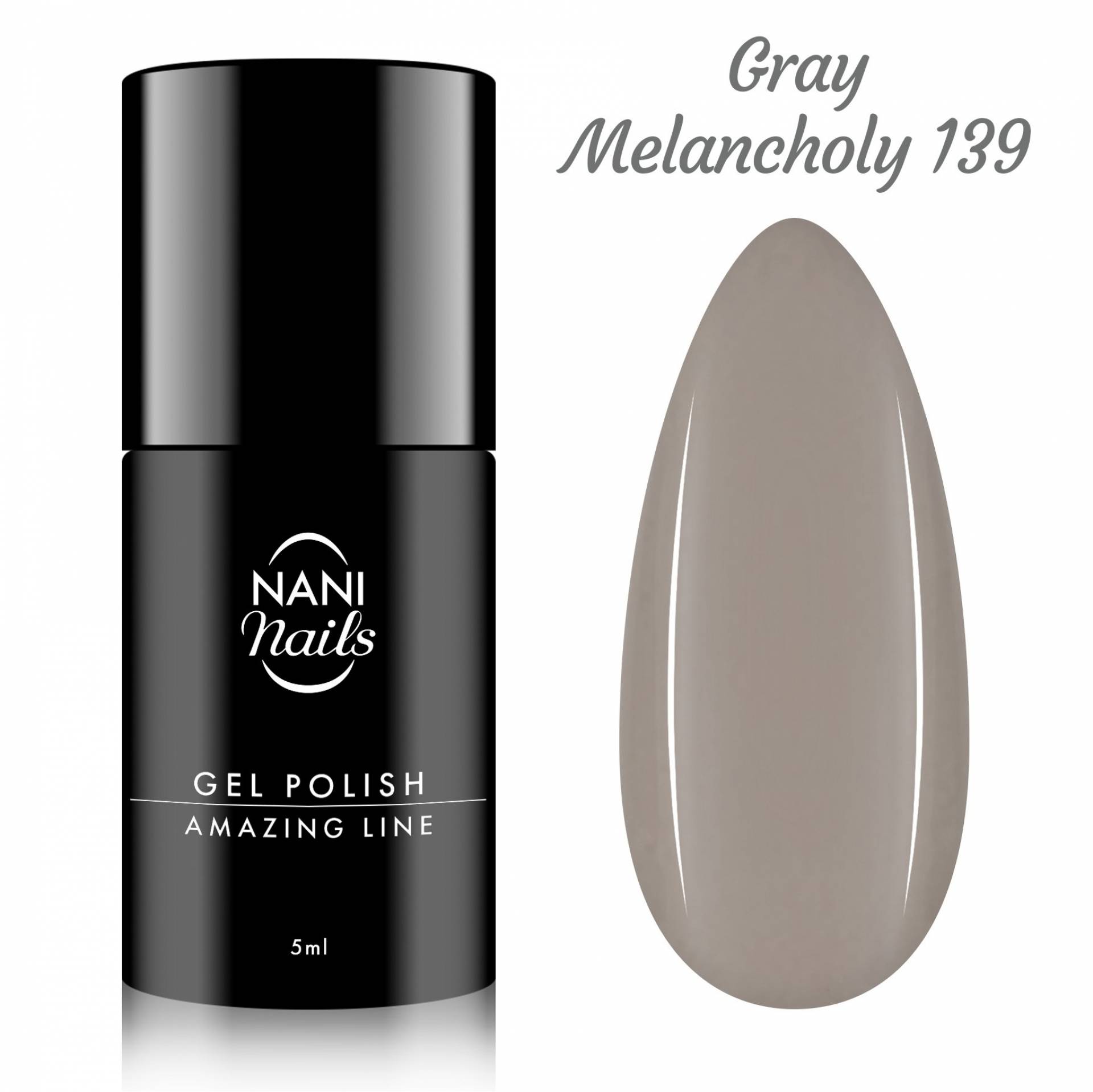 Oja semipermanenta NANI Amazing Line 5 ml - Gray Melancholy