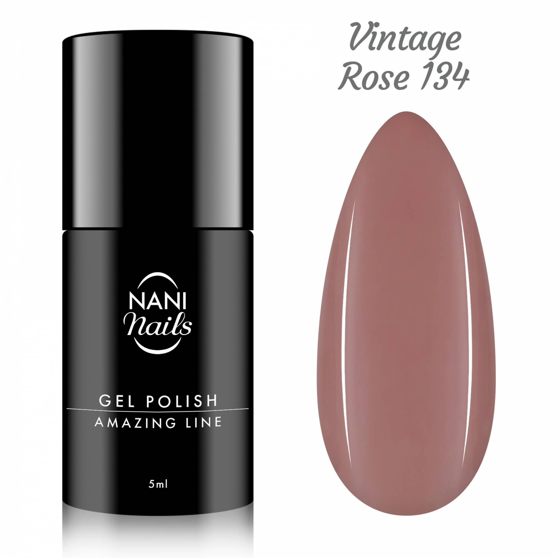 Oja semipermanenta NANI Amazing Line 5 ml - Vintage Rose
