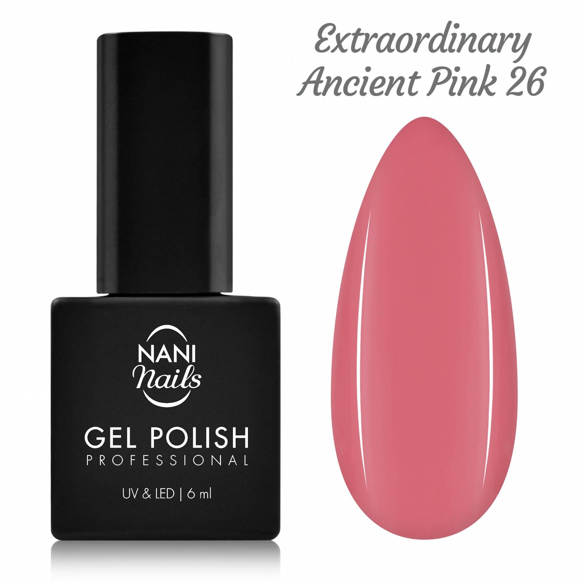 Ojă semipermanentă NANI 6 ml - Extraordinary Ancient Pink