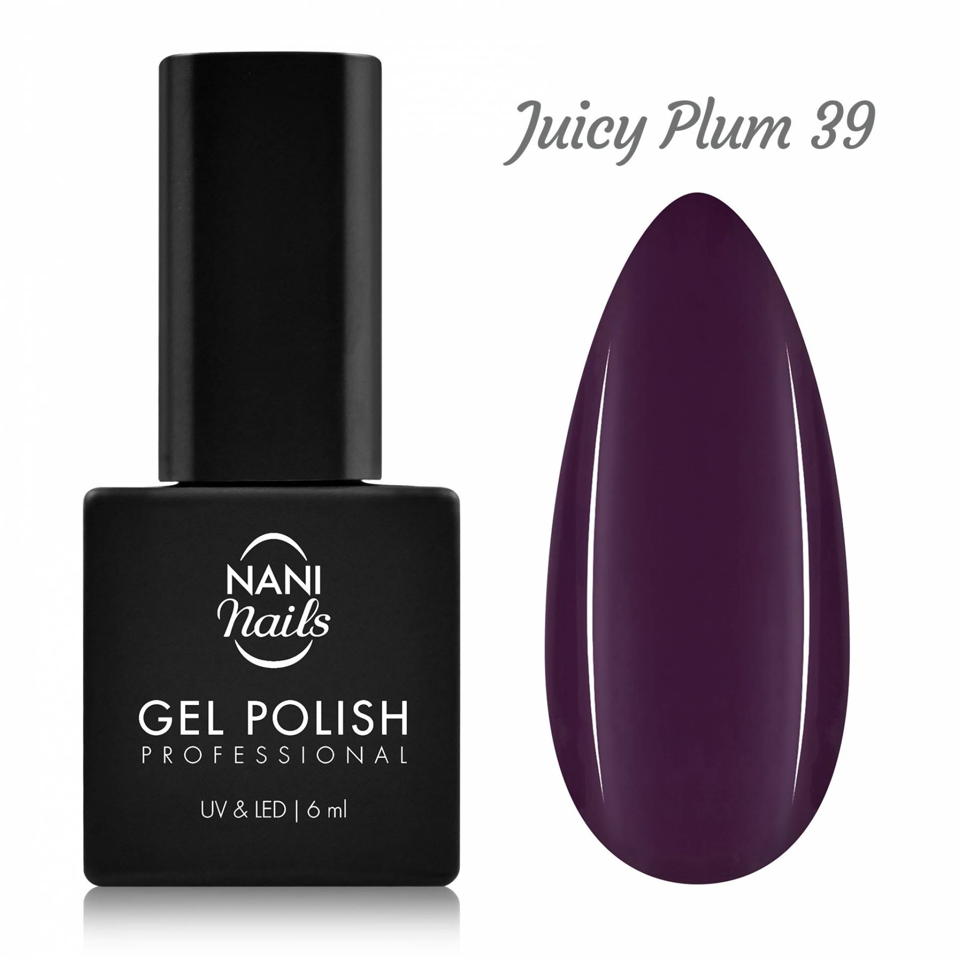 Ojă semipermanentă NANI 6 ml - Juicy Plum