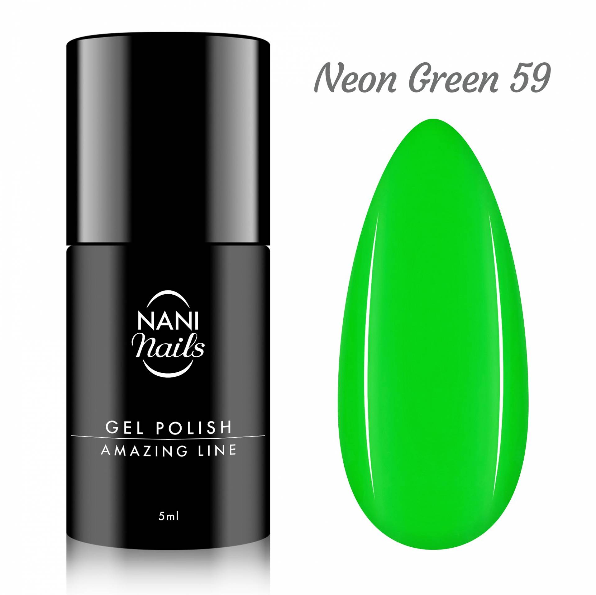 Oja semipermanenta NANI Amazing Line 5 ml - Neon Green