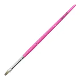 Pensulă NANI pentru gel, mărimea 4 - Glitter Pink