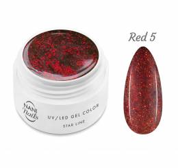Gel UV NANI Star Line 5 ml - Red