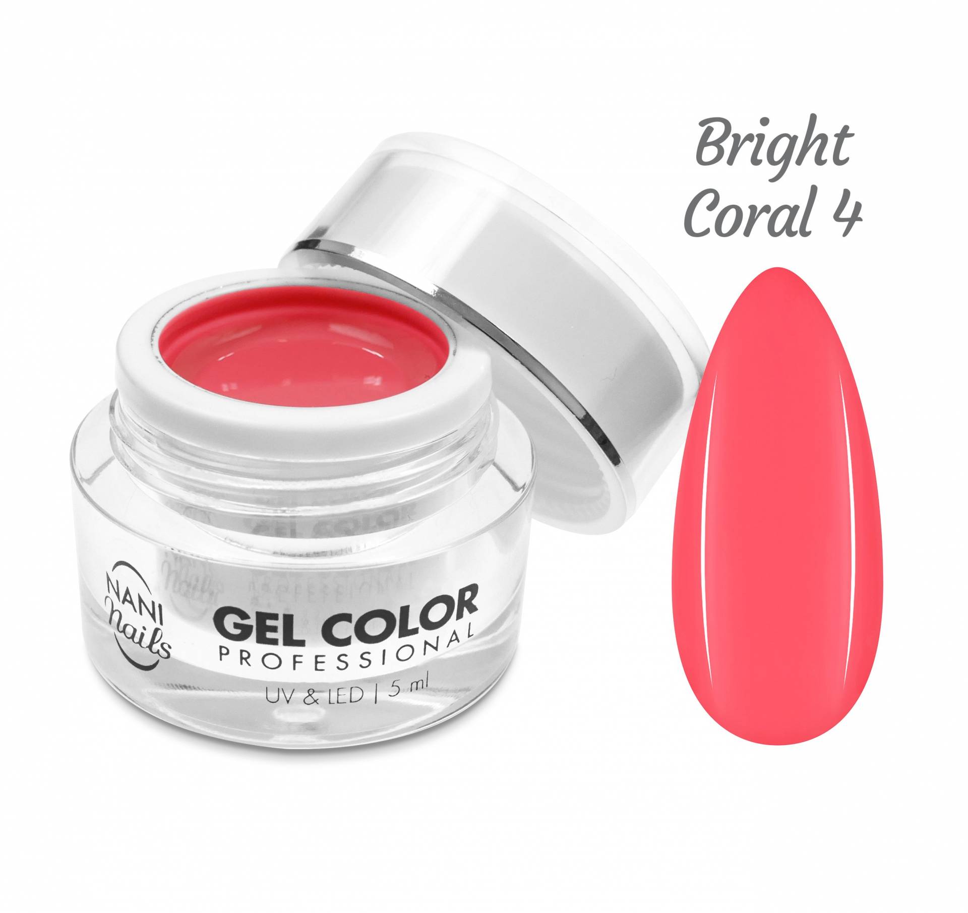 Gel UV/LED NANI Professional 5 ml - Bright Coral