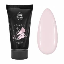 Polygel NANI în tub 35 ml - Milky Pink