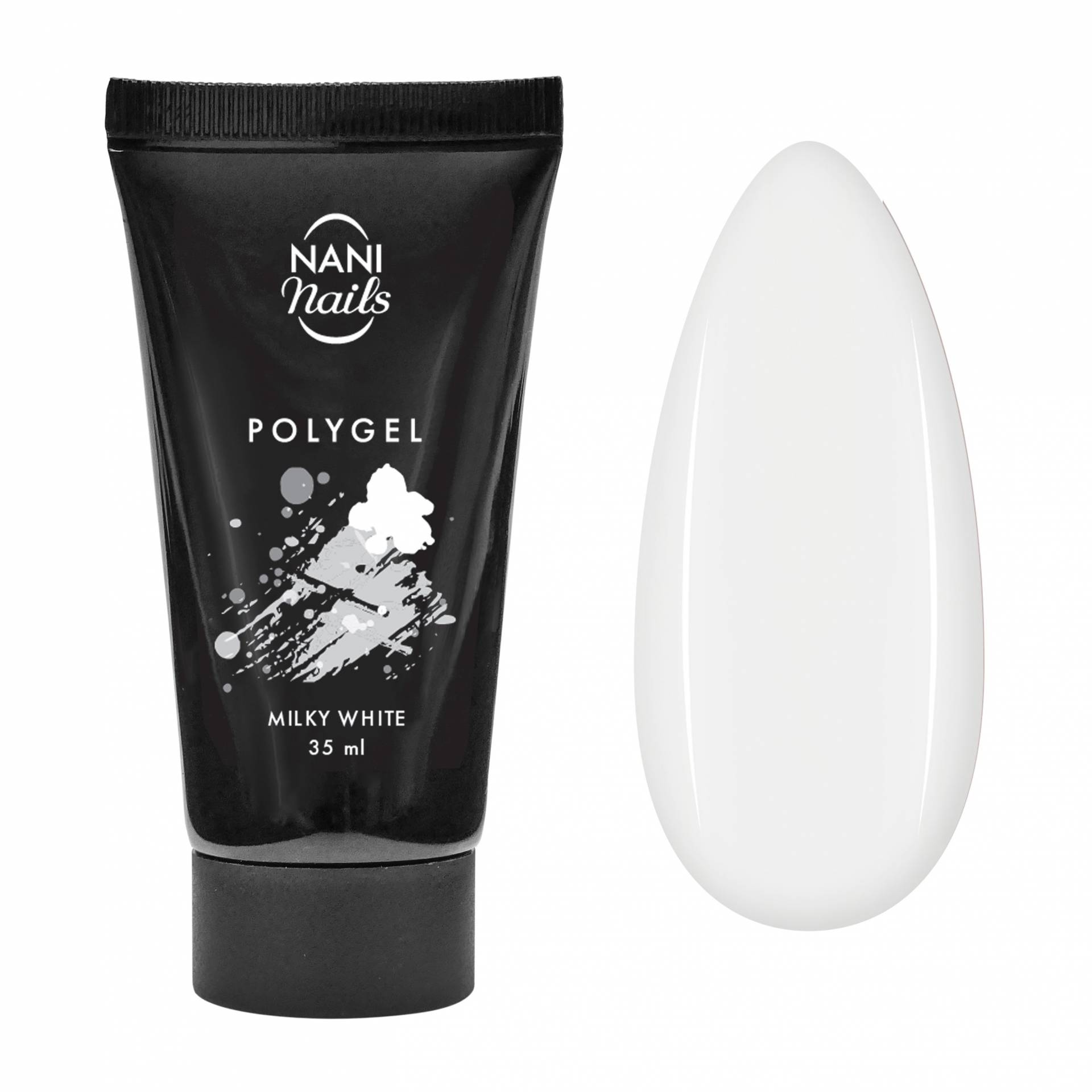 Polygel NANI în tub 35 ml - Milky White