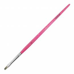 Pensulă NANI pentru gel, mărimea 2 - Glitter Pink