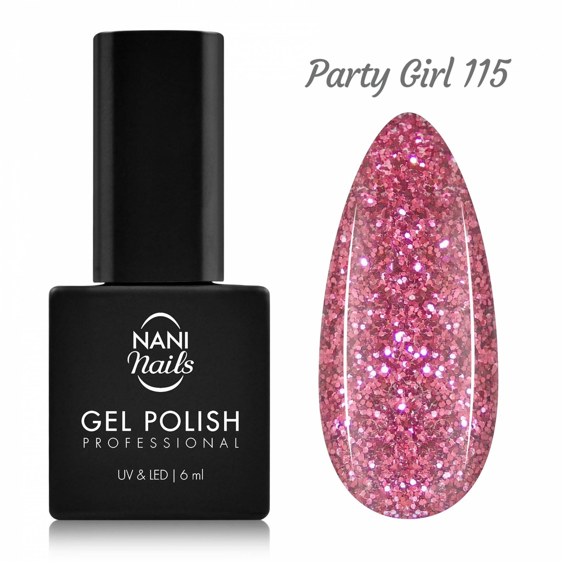 Ojă semipermanentă NANI 6 ml - Party Girl