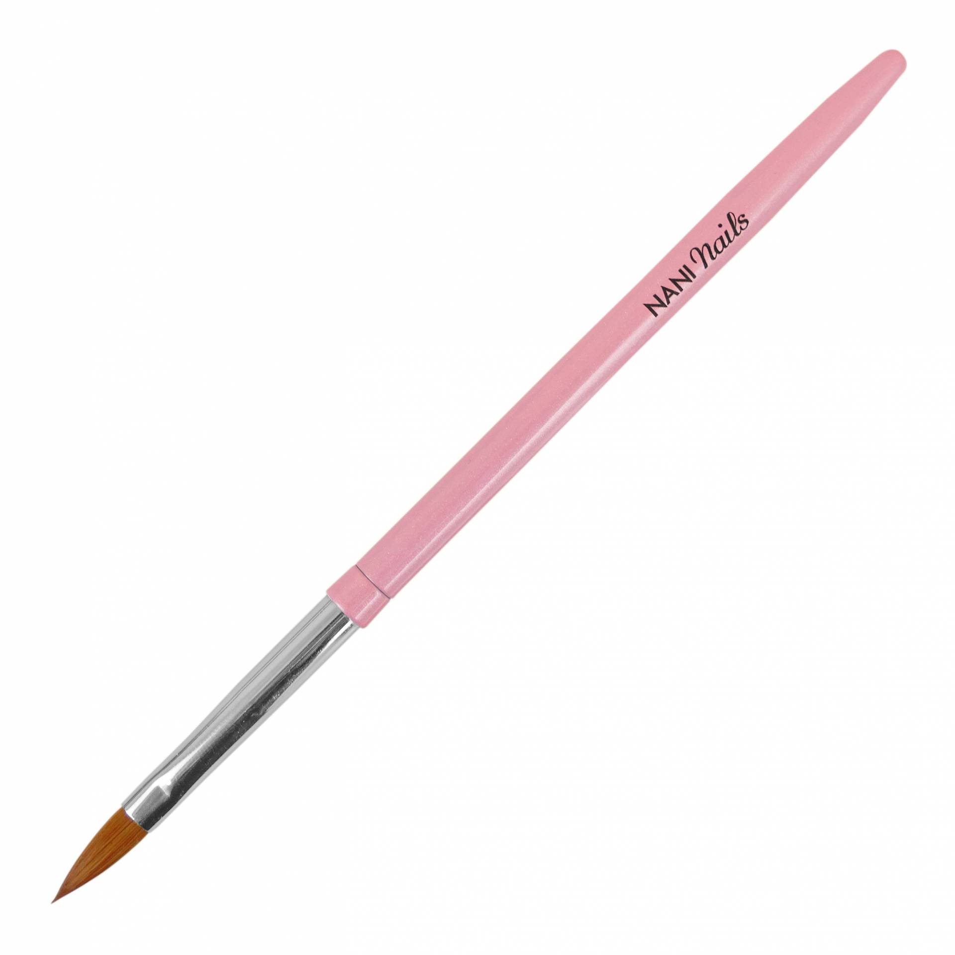 Pensulă NANI pentru acril, mărimea 4, Premium - Metallic Pink