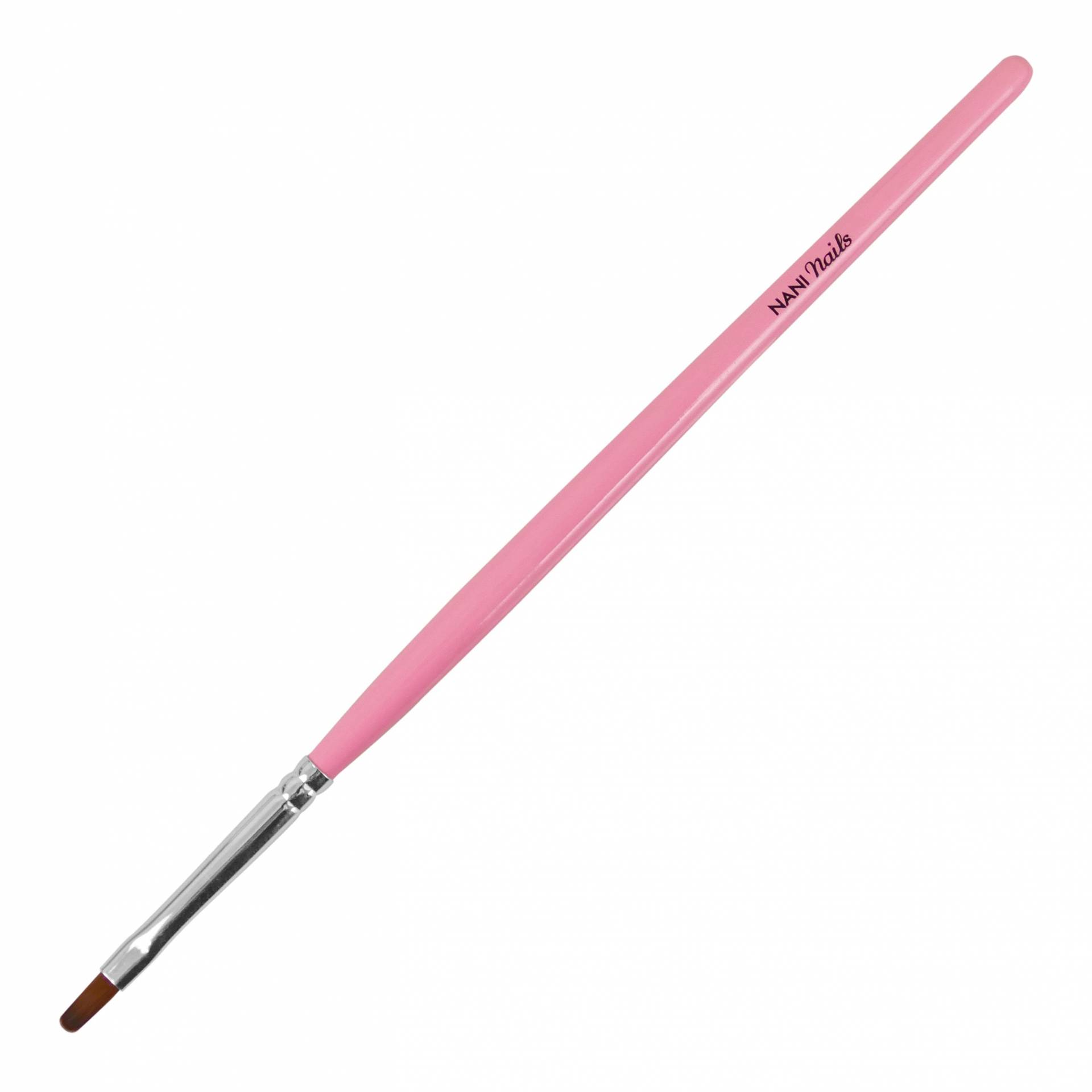 Pensulă NANI pentru gel mărimea 2, Economy - Pastel Pink