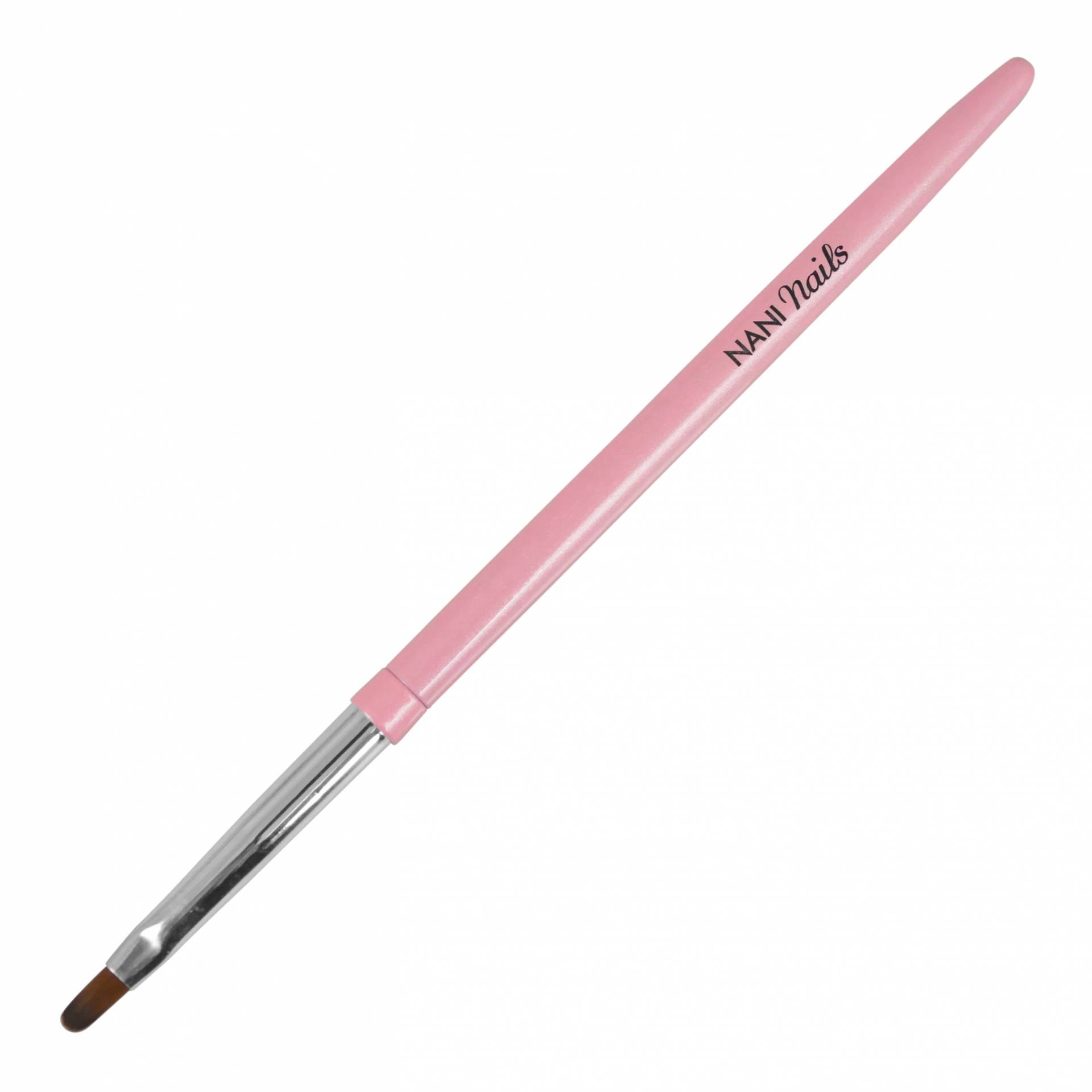 Pensulă NANI pentru gel mărimea 2, Premium - Metallic Pink