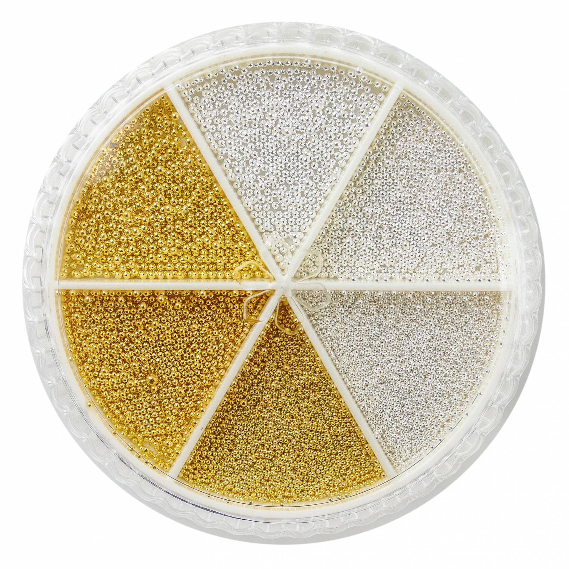 Decorațiuni carusel NANI caviar - Silver/Gold