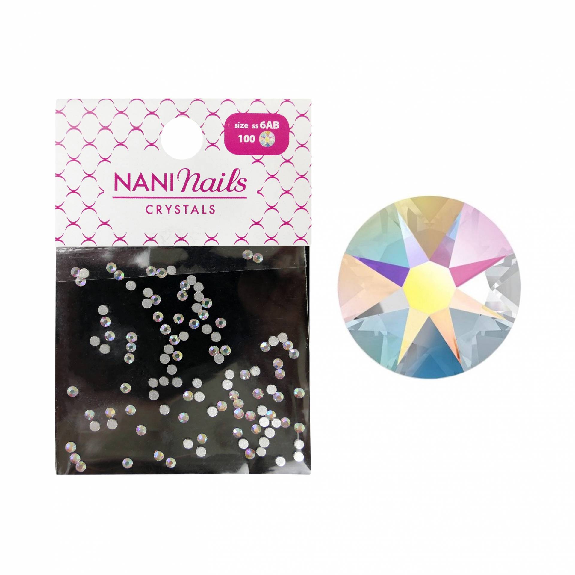 Pietricele NANI SS6 100 ks - Crystal AB