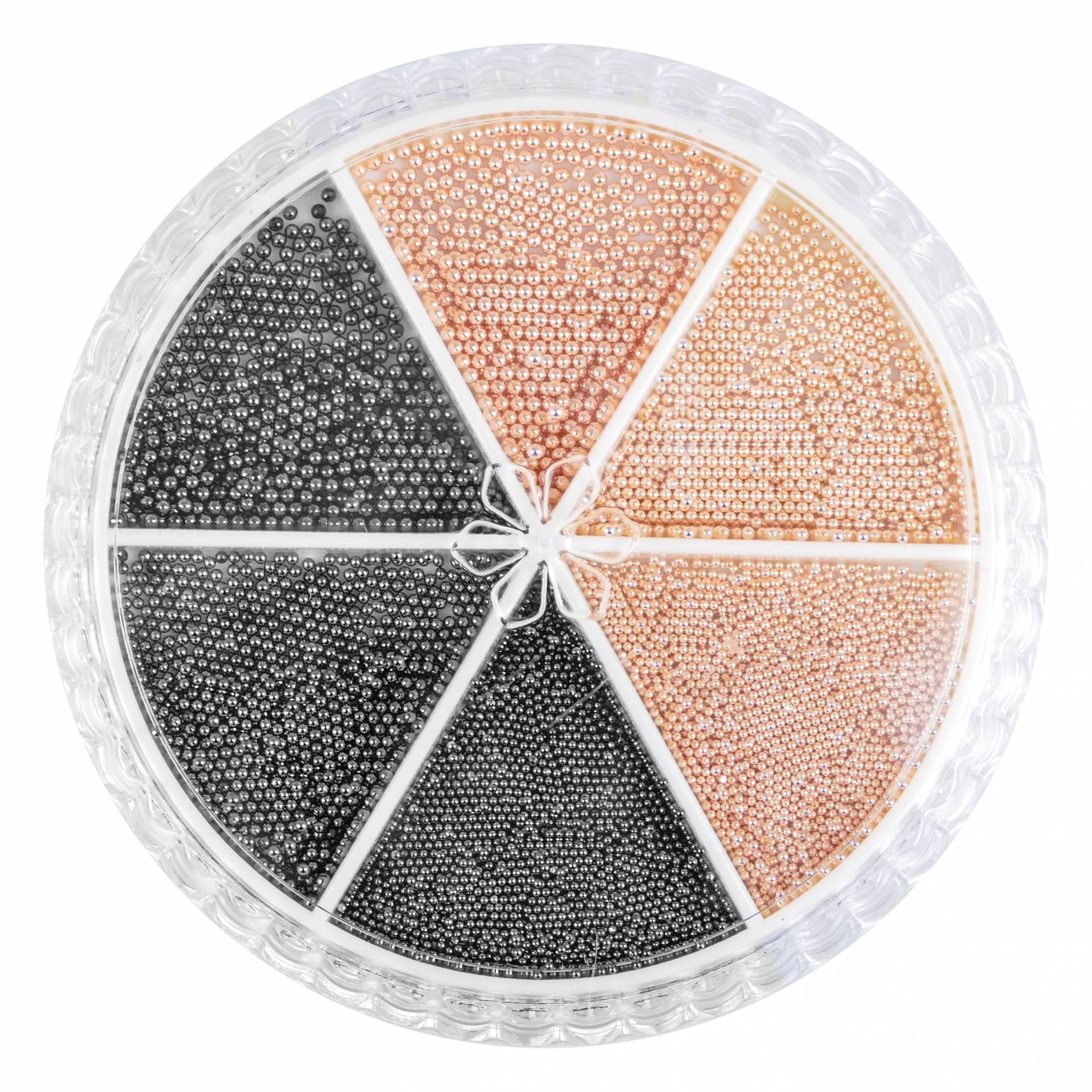 Decorațiuni carusel NANI caviar - Rose Gold/Gun Grey