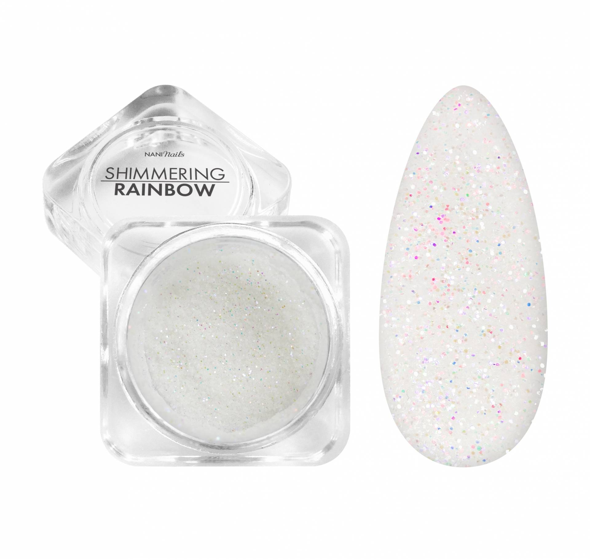 Pulbere glitter NANI Shimmering Rainbow - 10