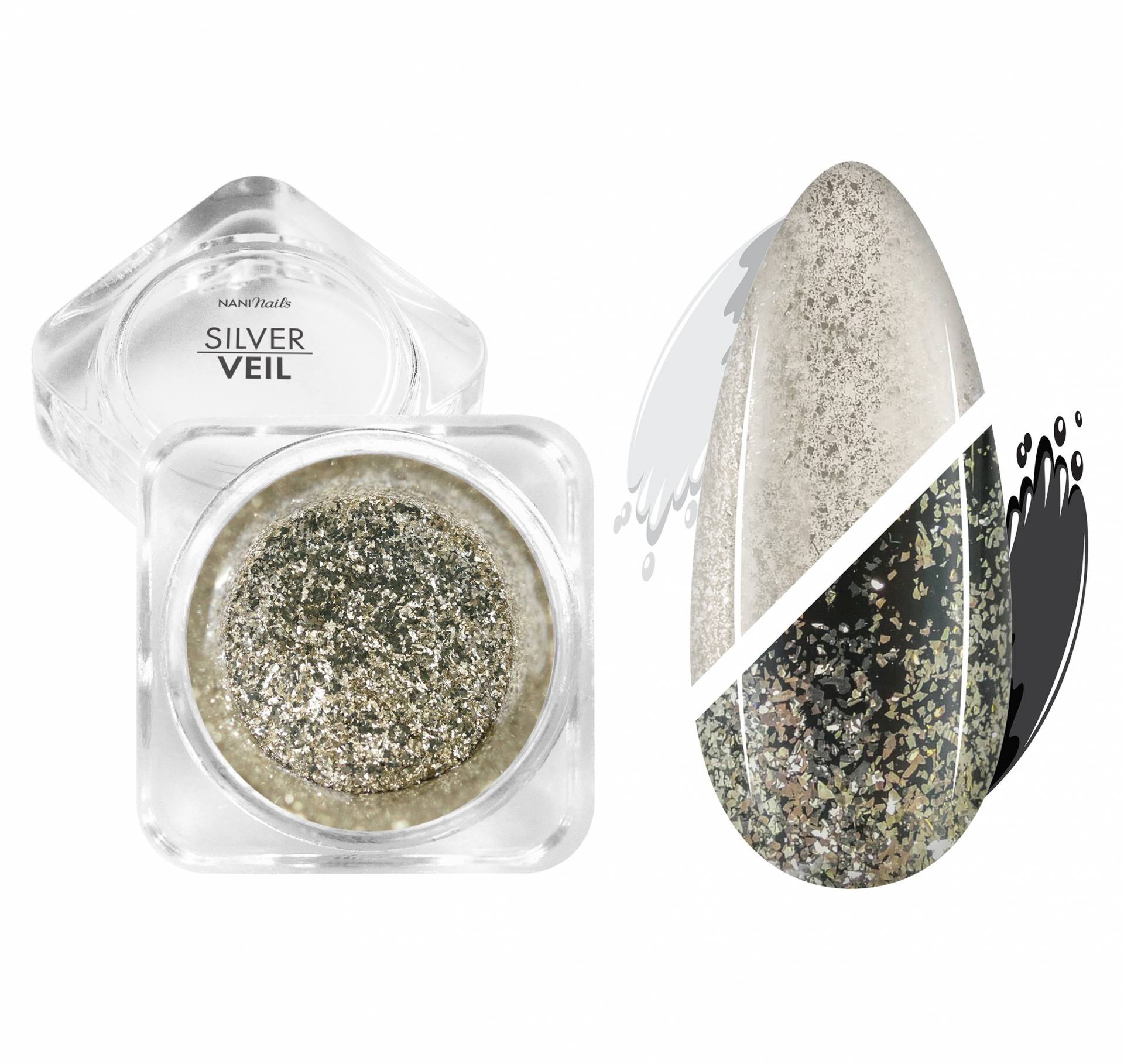 NANI pigment lustruire Silver Veil