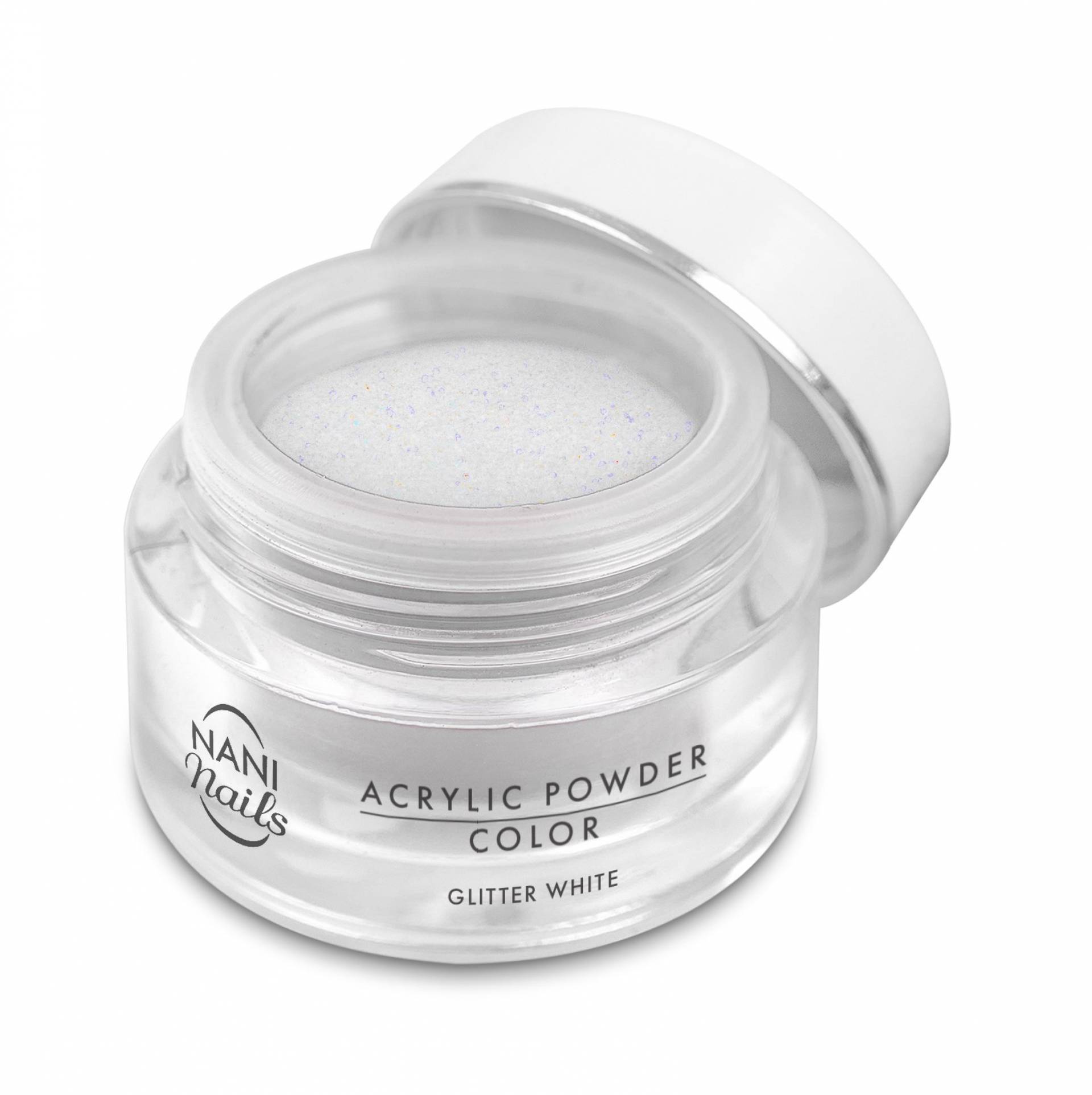Pudră acrilică NANI 3,5 g - Glitter White