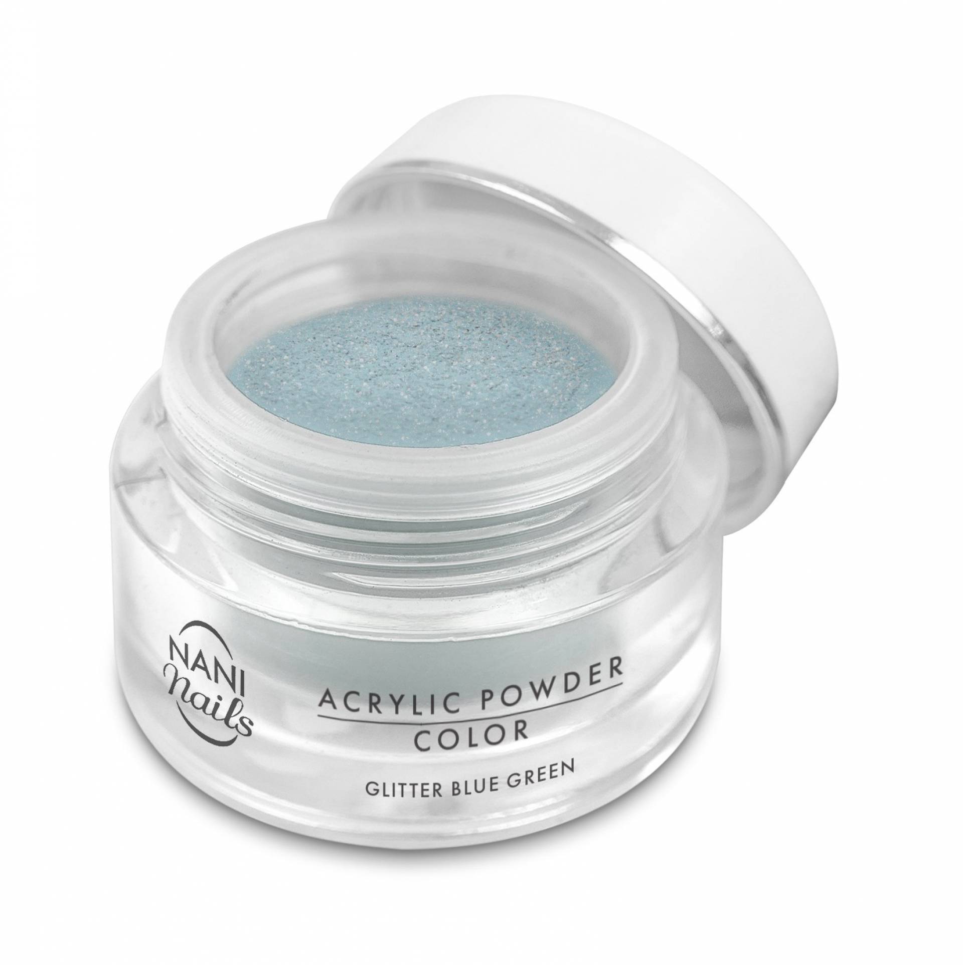 Pudră acrilică NANI 3,5 g - Glitter Blue Green