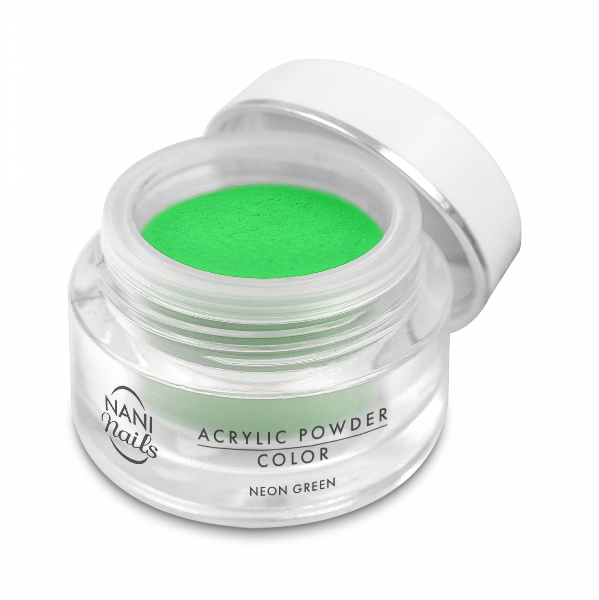 Pudră acrilică NANI 3,5 g - Neon Green