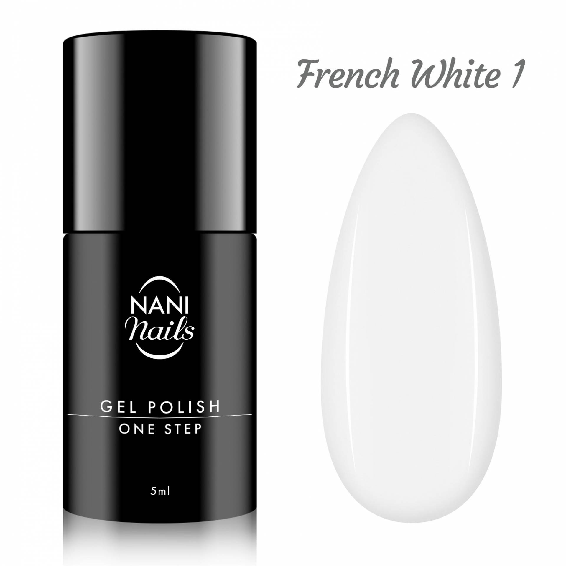 Oja semipermanenta NANI One Step 5 ml - French White