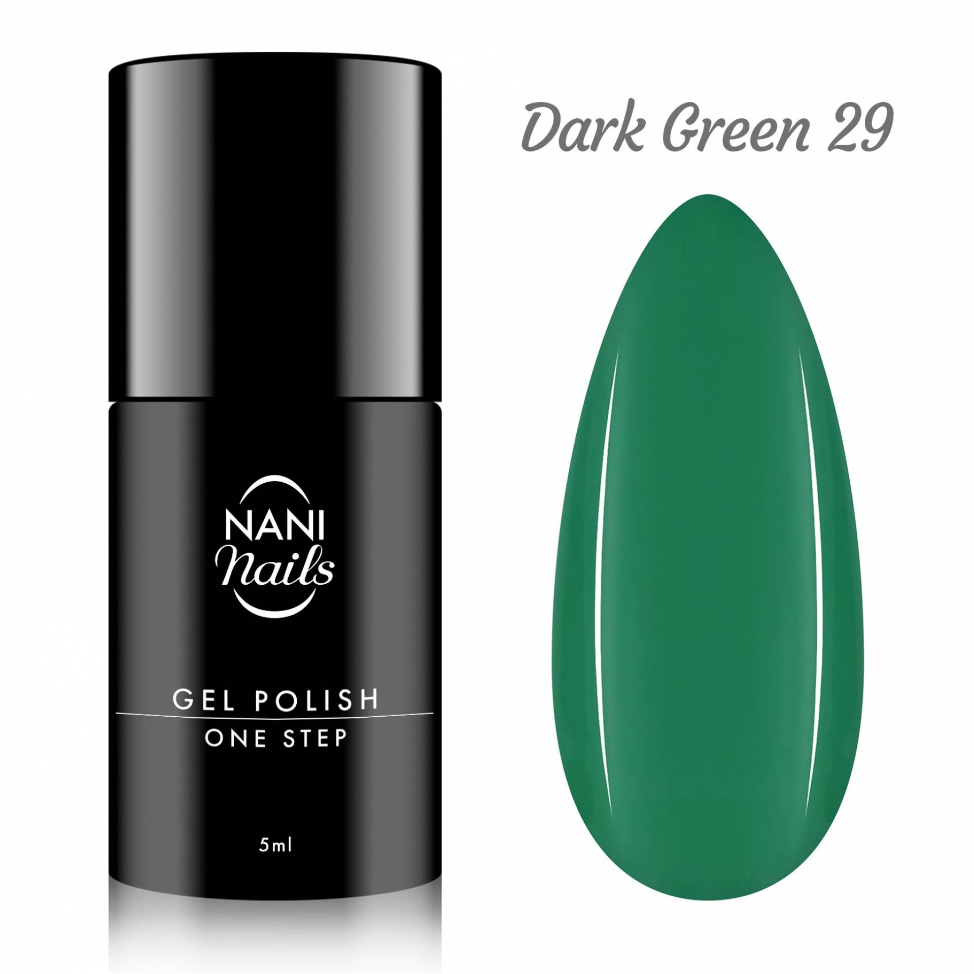 Oja semipermanenta NANI One Step 5 ml - Dark Green