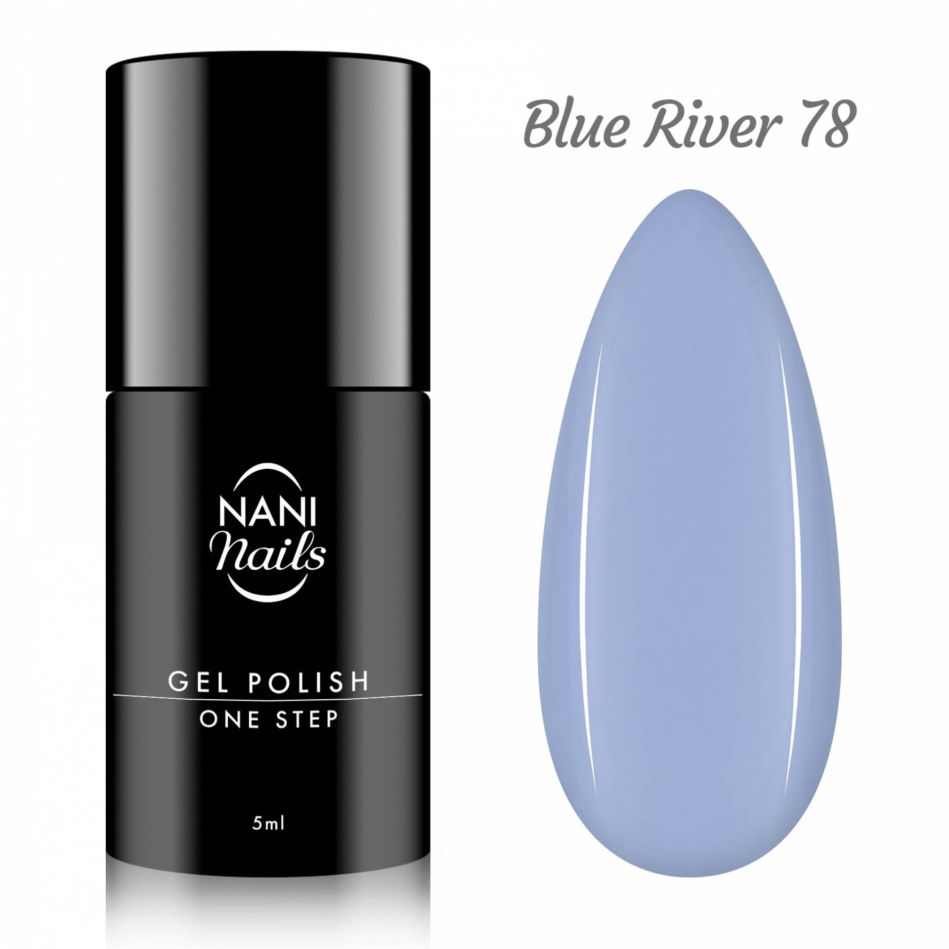 Oja semipermanenta NANI One Step 5 ml - Blue River