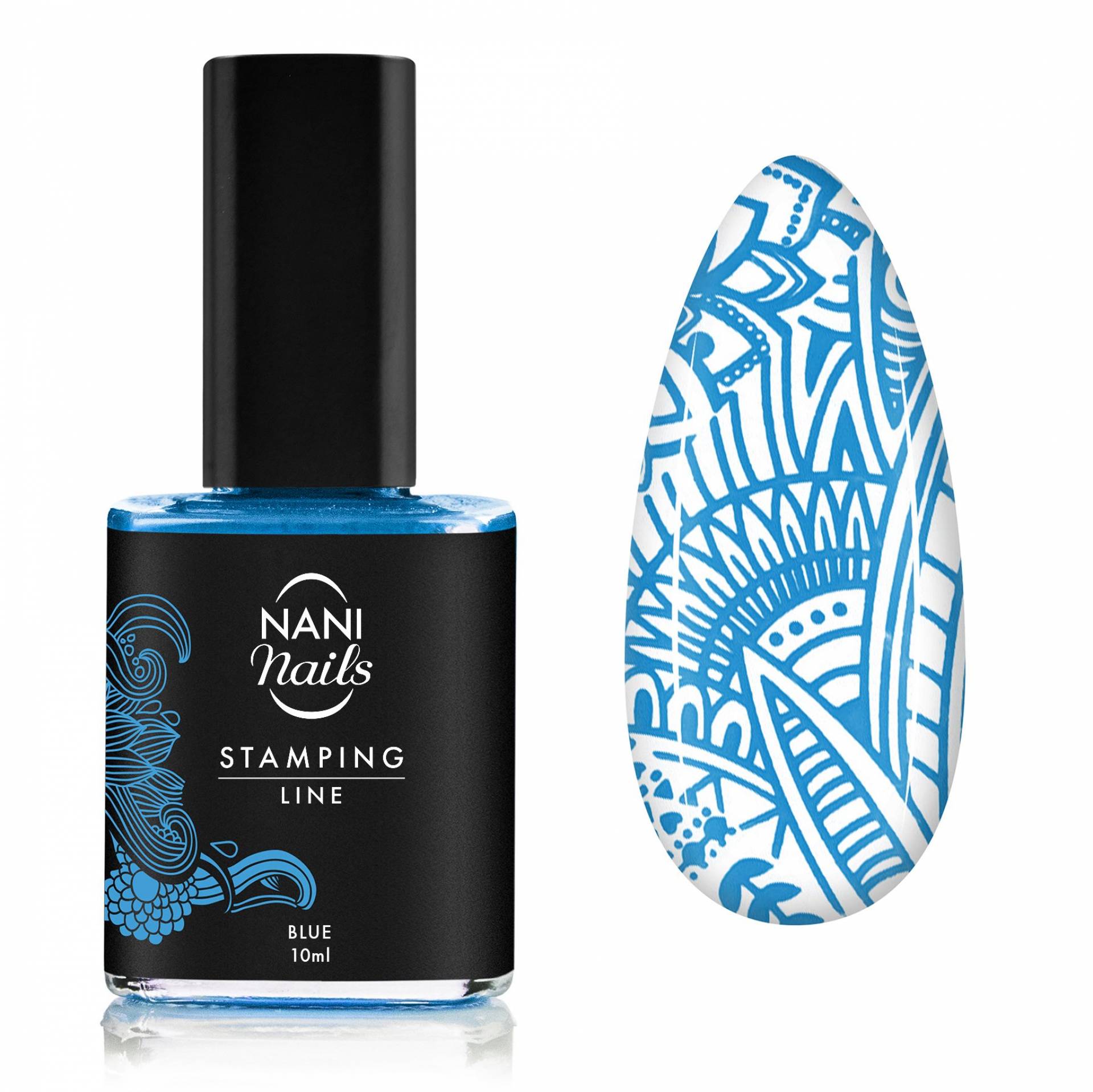 Lac de unghii NANI pentru ștampile 10 ml - Blue